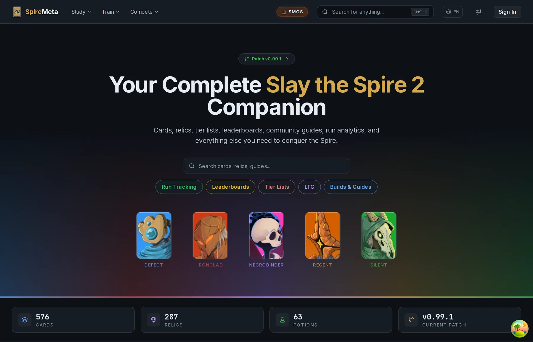 SpireMeta · homepage